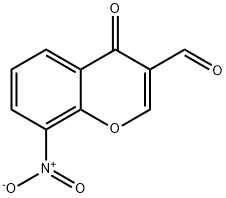 8-Nitro-4-oxo-4H-chromene-3-carbaldehyde Struktur