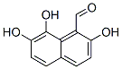 1-Naphthalenecarboxaldehyde, 2,7,8-trihydroxy- (9CI) Struktur