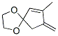 1,4-Dioxaspiro[4.4]non-6-ene,  7-methyl-8-methylene- Struktur