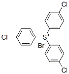 TRIS-(4-CHLOROPHENYL)-SULFONIUM BROMIDE Struktur