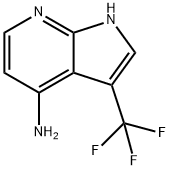 3-(trifluoromethyl)-1H-pyrrolo[2,3-b]pyridin-4-amine Struktur