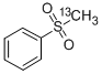 METHYL-13C PHENYL SULFONE Struktur