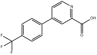 4-[(4-Trifluoromethyl)phenyl]-pyridine-2-carboxylic acid Struktur