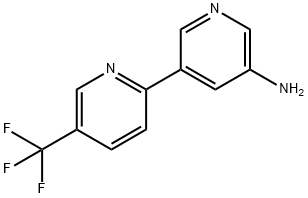 5-(trifluoroMethyl)-2,3'-bipyridin-5'-aMine Struktur