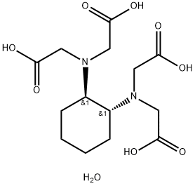 反式-1,2-環(huán)己二胺四乙酸 結(jié)構(gòu)式