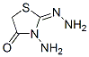 2,4-Thiazolidinedione,3-amino-,2-hydrazone(9CI) Struktur