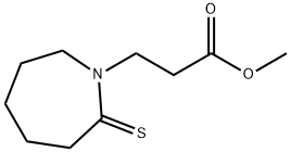 1H-Azepine-1-propanoic  acid,  hexahydro-2-thioxo-,  methyl  ester Struktur