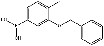 3-(Benzyloxy)-4-methylphenylboronic acid Struktur