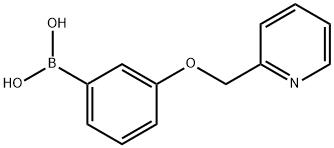 3-(Pyridin-2-ylmethoxy)phenylboronic acid Struktur