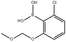 2-Chloro-6-(MethoxyMethoxy)phenylboronic acid Struktur