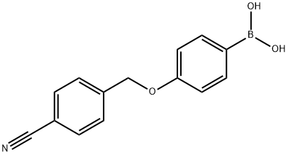 4-(4-CyanophenylMethoxy)phenylboronic acid Struktur