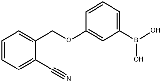 3-(2-CyanophenylMethoxy)phenylboronic acid Struktur