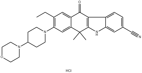 Alectinib Hydrochloride Struktur