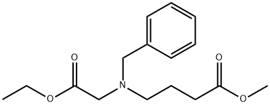 Methyl 4-[N-Benzyl-N-(2-ethoxy-2-oxoethyl)aMino]butanoate Struktur