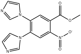 Methyl 4,5-Di(1-imidazolyl)-2-nitrobenzoate Struktur