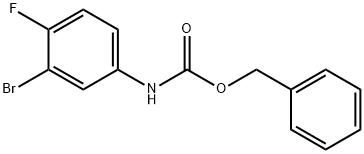 N-Cbz-3-bromo-4-fluoroaniline Struktur