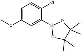 2-Chloro-5-Methoxyphenylboronic acid pinacol ester Struktur