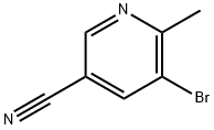 3-Pyridinecarbonitrile, 5-broMo-6-Methyl- Struktur