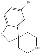 Spiro[benzofuran-3(2H),4'-piperidine], 5-broMo- Struktur