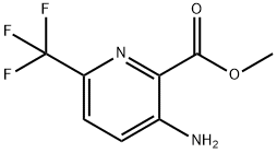 Methyl 3-amino-6-(trifluoromethyl)pyridine-2-carboxylate Struktur