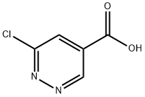 4-Pyridazinecarboxylic acid, 6-chloro- Struktur