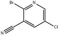 2-Bromo-5-chloropyridine-3-carbonitrile Struktur