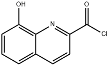 2-Quinolinecarbonyl chloride, 8-hydroxy- (9CI) Struktur