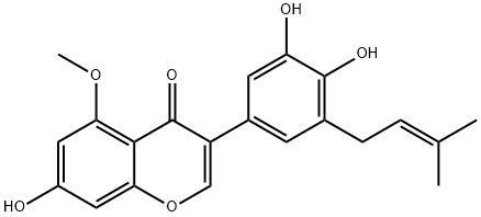 glisoflavone Struktur