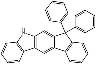 5,7-二氫-7,7-二苯基-茚并[2,1-B]咔唑, 1257220-52-2, 結(jié)構(gòu)式