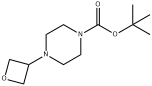 Tert-Butyl 4-(oxetan-3-yl)piperazine-1-carboxylate Struktur