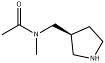 N-Methyl-N-[(3S)-pyrrolidin-3-ylMethyl]acetaMide Struktur