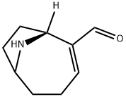 9-Azabicyclo[4.2.1]non-2-ene-2-carboxaldehyde, (1R)- (9CI) Struktur