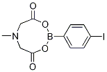 4-ヨードフェニルボロン酸 MIDA エステル 化學(xué)構(gòu)造式