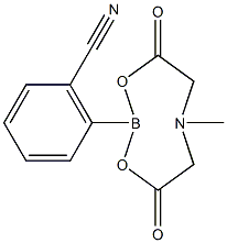 2-Cyanophenylboronic acid MIDA ester Struktur