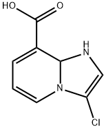 3-chloro-1,8a-dihydroimidazo[1,2-a]pyridine-8-carboxylic acid
 Struktur