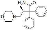 4-Morpholinebutanamide, .beta.-methyl-.alpha.,.alpha.-diphenyl-, (S)- Struktur