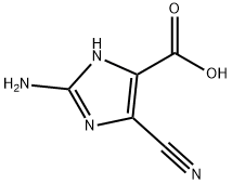 1H-Imidazole-4-carboxylicacid,2-amino-5-cyano-(9CI) Struktur