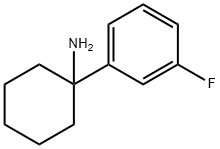 1-(3-fluorophenyl)cyclohexylamine Struktur