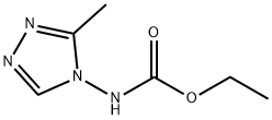 Carbamic  acid,  (3-methyl-4H-1,2,4-triazol-4-yl)-,  ethyl  ester  (9CI) Struktur