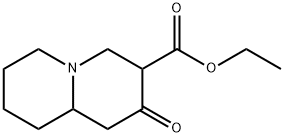 2H-Quinolizine-3-carboxylic acid, octahydro-2-oxo-, ethyl ester Struktur