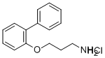 3-(2-Biphenylyloxy)propylamine hydrochloride Struktur