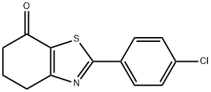 7(4H)-Benzothiazolone, 2-(4-chlorophenyl)-5,6-dihydro- Struktur