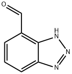 1H-Benzotriazole-4-carboxaldehyde (9CI) Struktur