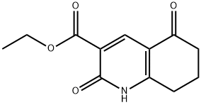 ETHYL 2-HYDROXY-5-OXO-5,6,7,8-TETRAHYDROQUINOLINE-3-CARBOXYLATE Struktur