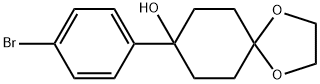 8-(4-BROMOPHENYL)-1,4-DIOXASPRIO[4,5]DECAN-8-OL Struktur