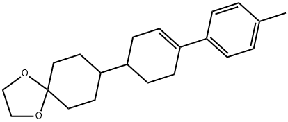 1,4-Dioxaspiro[4.5]decane, 8-[4-(4-methylphenyl)-3-cyclohexen-1-yl]- Struktur