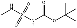 tert-Butyl N-(methylsulfamoyl)carbamate Struktur