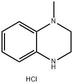 1-Methyl-1,2,3,4-tetrahydro-quinoxalinedihydrochloride Struktur