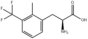 2-METHYL-3-(TRIFLUOROMETHYL)-DL-PHENYLALANINE Struktur