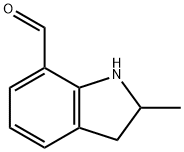 2,3-dihydro-2-Methyl-1H-Indole-7-carboxaldehyde Struktur